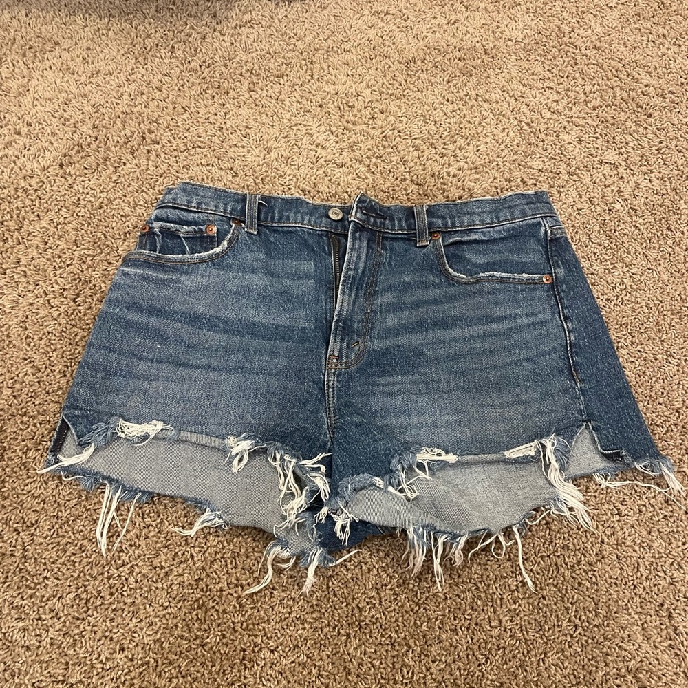 Abercrombie & Fitch Blue Jean Shorts